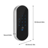 Smart Electronic Password Lock Touch Screen Cerradura Inteligente fechadura eletronica Security Lock On Wall Mount Metal Lock