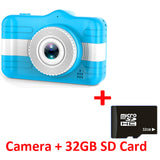 Child Mini Camera Cute Cartoon Camera Toys For Gift 3.5 inch Photo Video Digital Camera 12MP 1080P For Childern Birthday Gifts