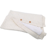 Newborn Baby Winter Warm Sleeping Bags Infant Button Knit Swaddle Wrap Swaddling Stroller Wrap Toddler Blanket Sleeping Bags
