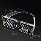 DIY electronic kit LED flashing cool sunglasses funny toy led soldering kit voice sensor KA2284 LED glasses toy