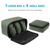 W.P.E Waterproof Fishing Tackle Bag 2-Layer Fishing Lure Reel Storage Bag Fishing Gear Storage Bag Pouch fishing bags