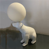 Living Room Home Decor Polar Bear Table Lamp Bedroom Bedside Lamps Dormitory Study Led Desk Lamp Desktop Decoration Reading Lamp