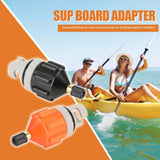 Kayak Inflatable Pump Adapter Wear-resistant Rowing Boat Air Valve Adaptor Nylon for SUP Board Kayak Boat Parts Accessories