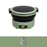 220V Foldable Electric Hot Pot Portable Multi-cooker Travel Cooking Pot Rice Cooker Split Type Food Cooking Mahine 1L