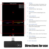 USB Type-C Interface Infrared Thermal Imager for Android Multifunction Meter Mobilephone Handheld Temperature Detection Device