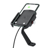 15W Motorcycle Holder Smartphone Stand Support 2 IN 1 USB Wireless QC3.0 Fast Charging Waterproof Mobile Phone Mount