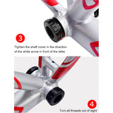 68/73mm MTB Bicycle Bearing Bottom Bracket Kit Hollow Screw Type Bracket Kit Mountain Bike Axis Crankset Parts