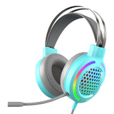M12 X2 Wired Gaming Headset 7.1 Surround Sound Stereo Earphones USB Microphone Breathing RGB Light For PC Gamer Headphones