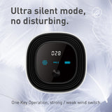 LAMJAD PM2.5 monitoring Car Air Purifier Humidifier Aluminium Alloy  Auto Armo Diffuser Air Freshener Humidifier For Cars