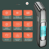 Portable Breathalyzer Breathalyzer To Test Non-Contact High-Precision Tester With Digital LCD Screen USB Rechargeable Breath