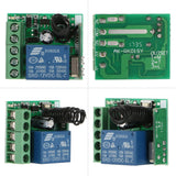 Smart Home 433Mhz DC 12V 1CH Wireless Remote Switch Relay Receiver Transmitter Remote Control Switch Module and RF Transmitter
