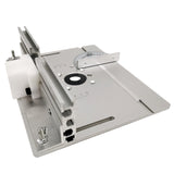Workbench Router Table W/ 795 Motor Lifting Spindle System Woodworking Aluminum Router Table Insert Plate Miter Gauge and Fence