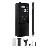 Car Air Pump 150PSI Rechargeable Air Compressor Touchscreen Electric Tire Inflator with Pressure Detection Auto-Off Function