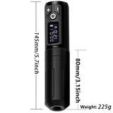 2021 New Wireless Rotary Tattoo Machine Pen Mabuchi Motor Strong Quiet With Fast Charing Battery RCA Adapter Kit Free Shipping