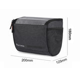WEST BIKING 4.5L Large Capacity Cycling Bag Waterproof Bike Rack TPU Mobile Phone Holder MTB Front Frame Bag for 7.5inch phone