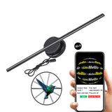 3D Fan Hologram Projector WIFI Advertising Display Logo Projector Remote Advertising Display Led Sign Holographic Lamp Player