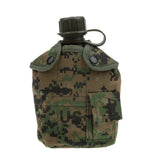 3 piece Army Military Camping Sport Water Bottle Canteen with Cup, Cover 34o