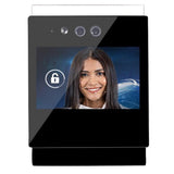 2022.5 inch TCP/IP wifi Dynamic face recognition time attendance access control 2.0 MP camera 20000 faces temperature detection
