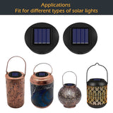 2PCS Solar Light Replacement Top Unit 8Cm,Replacement Solar Panels,For Outside Garden Lantern Solar Lamp