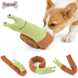 Magic Snail Sniffs Pet Toys Plush Molar Dog Puzzle Toys Vocal Educational Pet Products Squeaky Dog Toy