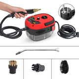 2500W Steam Cleaner for Home Handheld High Temp Steam Cleaner Portable High Pressure Cleaning Machine with Brush Heads 900ml