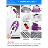 Clothes Portable Handheld Glide Garment Steamer,Home Held Hang Machine Steam Ironing Electric Iron Hot