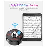 Wireless Page Turner Pedal for Tablets App Controls Hands Free Reading Page Turns 15M Reading Page Turning Pedal