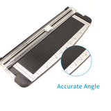 Portable A4 Sliding Paper Cutter 12.6 Inch Cut Length Paper Trimmer Scrapbooking Tool Cutting Mat Machine for Office Supplies
