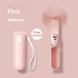 Handheld Fan Mini Fans Ventilador USB Rechargeable Fan Mini Fan Portable Silent Small Fan for Home Ventilador
