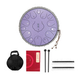 steel Tongue Drum 12.5 inch 15 Tone Handpan Drums Tongue Drum Kit Percussion Musical Instruments Professional Drum Set Beginner