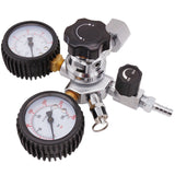 Dual Gauge CO2 Regulator with 1/4"Hose Barb