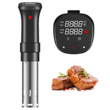 1100W 20L Vacuum Slow Sous Vide Food Cooker LCD Digital Powerful Immersion Circulator Stainless Steel Machine EU Plug