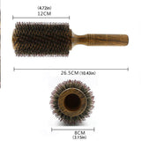 Bristle Wood Curl Hair Comfortable Comb Internal Buckle Blow Molding Bristle Wood Comb Hair Salon Durable Comb