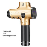 Massage Gun Muscle Relaxation Deep Tissue Massager Fitness Equipment Sport TherapyNoise Reduction Design With LCD Display