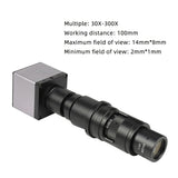 Full HD 1080P 60FPS HiSilicon 3516A Sensor Industrial Electronic Video Microscope HDMI-compatible Magnifier for Welding Repair