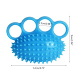 1 Pcs Finger Silicone Grip Ball Massage Rehabilitation Training Elderly Fitness Exercise Golfer Finger Strength Circle Grip