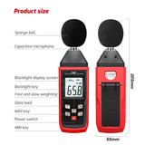 TA8151 Digital Professional Sound Level Meter Noise Tester Sound Detector Meter Decibel Monitor 30-130dB Measurement Instrument