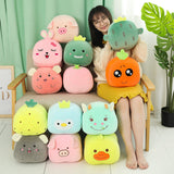 25x25cm Cute Cartoon Dinosaur Hand Warmer Covering Pillow Lying Down Pillow Winter Thickening Warm Supplies Stove Hand Warmers