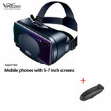 3D Helmet Virtual Reality VR Glasses For 5 To 7 Inch Smartphones 3D Glasses Support 0-800 Myopia VR Headset For Mobile Phone