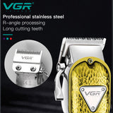 All Metal Professional hair clipper electric barber hair trimmer for men rechargeable hair cutting machine haircut cord/cordless