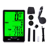 Bike Computer Waterproof LCD Backlight Cycle Measurable Temperature Stopwatch Bracket Waterproof Speedometer Odometer Cycling