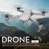 Mini Drone Toy  With Camera 4k HD E68 For Child Gift