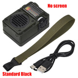 Upgraded Full Band Radio Portable FM/MW/SW/WB Radio Receiver Bluetooth 5.0 Speaker TF Music Player Support Alarm Clock Lock