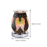 1 Pc Durable Portable Essential Oil Diffuser Night Light 3D Glass Fragrance Lamp for Office Home