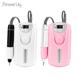 35000RPM Nail Drill Machine Rechargeable Nail Drill Milling Machine Portable Wireless Manicure Grinder Nail Polisher Cutter Kit