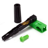 100PCS Ftth SC APC optical fiber quick connector SC APC  Fiber Optic Fast Connector SC quick assembly connector Free shipping