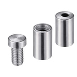 48 Packs Sign Standoff Screws Advertising Screws Stainless Steel Wall Standoff Mounts Glass Acrylic Nail for Glass Artwork and S