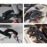 Universal Key Pipe Wrench  14-30 / 30-60mm Open End Spanner Set High-carbon Steel Snap N Grip Tool Plumber Multi Hand Tool