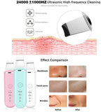 Electric Blackhead Remover Vacuum Face Ance Pore Cleaner Ultrasonic Skin Scrubber Pimple Black Head Suction Facial Washing Brush