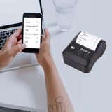 Portable Bluetooth Label Printer 58mm 2inch Wireless Bluetooth Thermal Printer Label Maker For Store Shipping Mini Label Printer